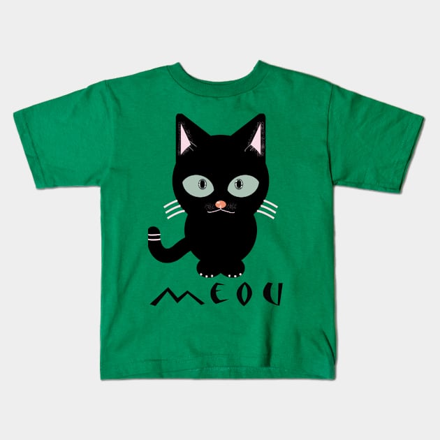 “Every cat is my best friend.” Kids T-Shirt by ELEGANCEE